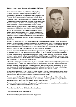 A preview of a PDF biography for Leigh, Thomas Barker